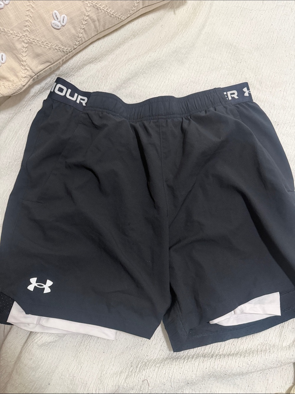 Under Armour Men’s Black Athletic Shorts